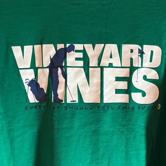 Vineyard Vines green long sleeve cotton tshirt - Picture 3 of 5